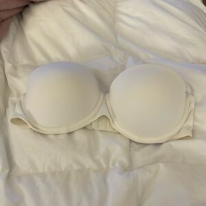 Pink Strapless Bra